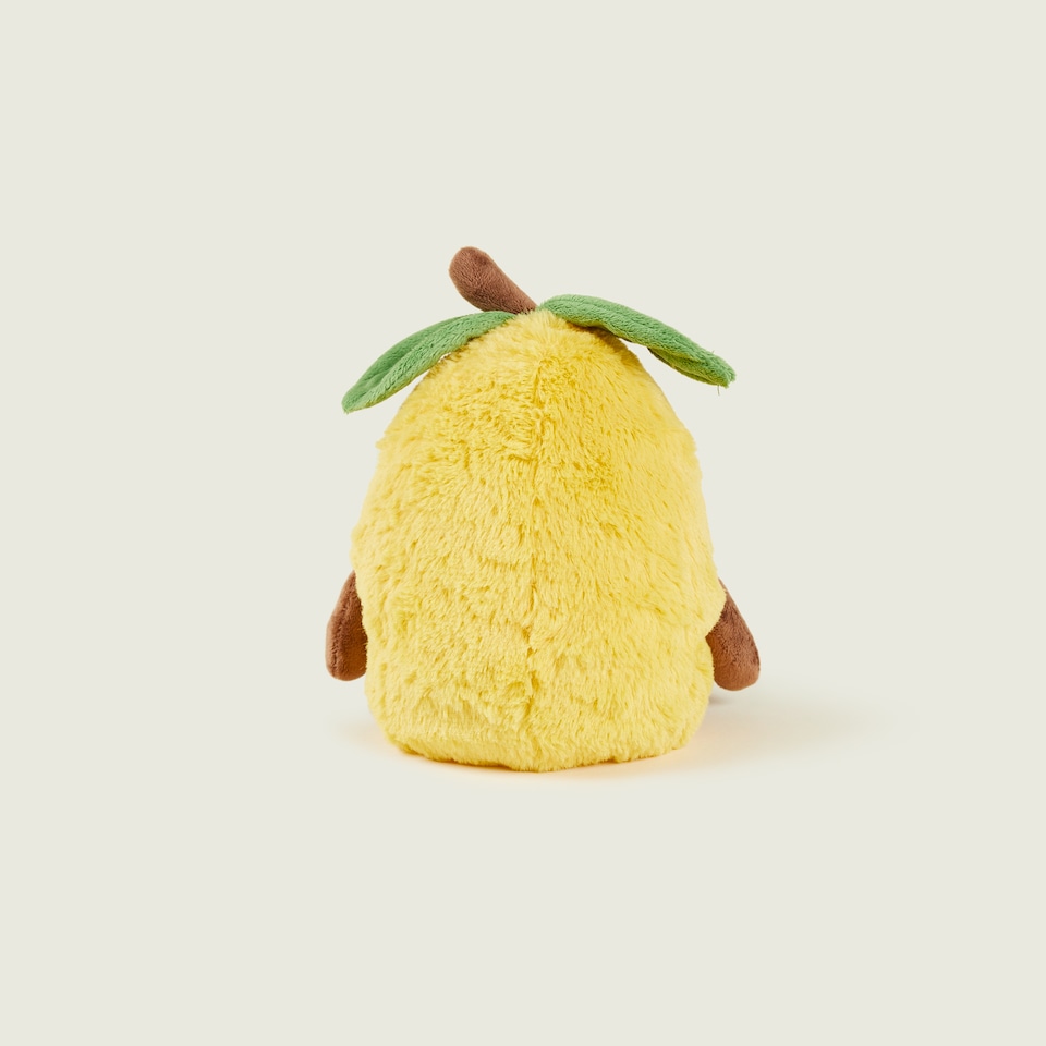 image 1 of Warmies Plush Lemon Microwavable Weighted Teddy with French Lavender Scent, Hot or Cold for Cool Relaxation and Warm Relief