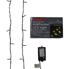 Snowtime Battery Powered Multi-Function LED Lights for Indoor & Outdoor Use White | 10m