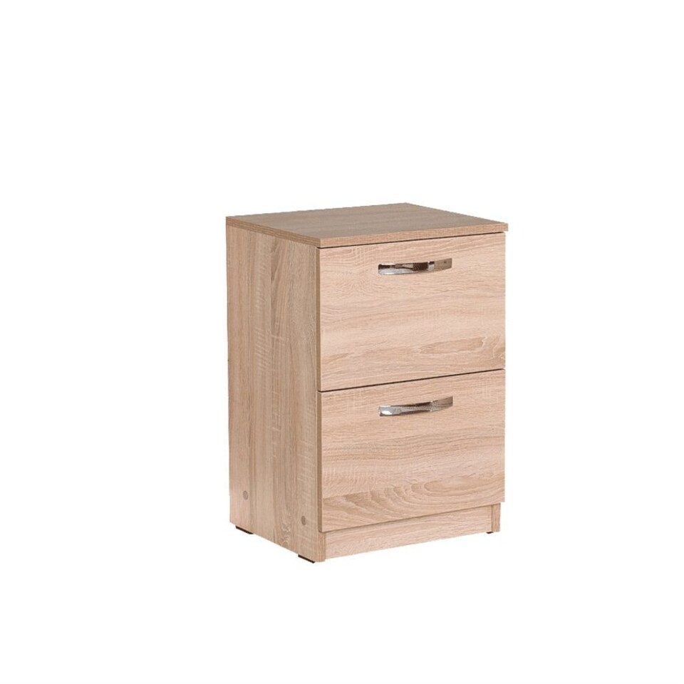Sonoma Oak 2 Drawer Bedside