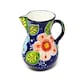 image 1 of Verano Spanish Ceramics Classic Spanish Large Jug - 2L Pink Flower