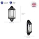image 6 of Traditional PIR Sensor Outdoor Wall Light with Matt Black Metal Die-Cast Frame | Black
