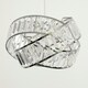 image 1 of ValueLights Hudson Pair of Silver Ceiling Pendant Shade