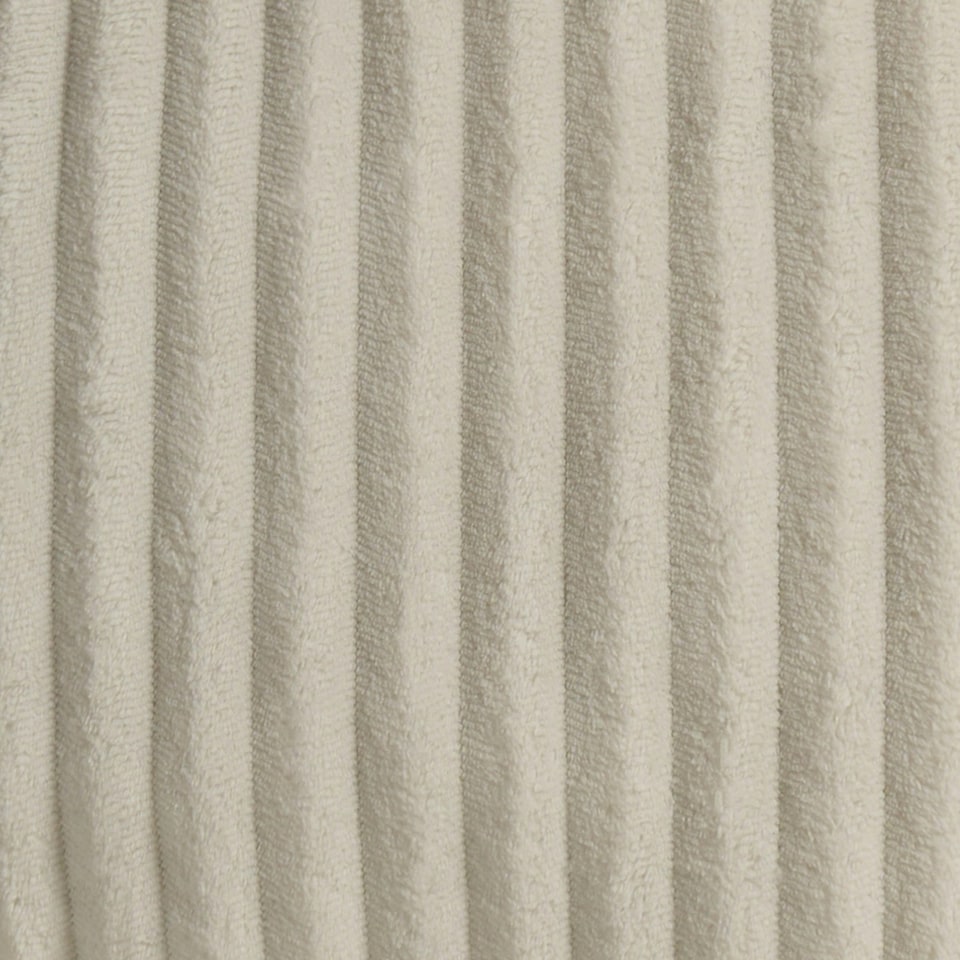 image 1 of OHS Ribbed Round Plush Plump Soft Warm Cosy Pet Dog Cat Cushioned Donut Bed Cream | L