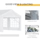 image 6 of Outsunny 8m x 4m Garden Gazebo Marquee Party Tent Wedding Portable Garage Carport Event shelter Car Canopy Outdoor Heavy Duty Steel Frame Waterproof Rot Resistant