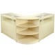 image 1 of Libra Maple Shop Counter & Retail Display Set Brown