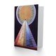 image 2 of Hilma Af Klint Group X No 1 Altarpiece Abstract Pyramid Greeting Card