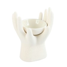 Ceramic Healing Hands Oil Burner
