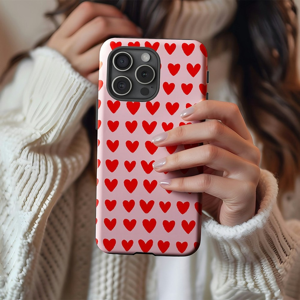 image 1 of Love Phone Case | Pink | iPhone 16 Plus
Tough | iPhone 16 Plus
Tough