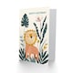 image 2 of Cute Jungle Flowers Kids Girl Boy Lion Child Kids Birthday Card
