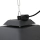 image 9 of Outsunny 2kw Electric Heater LED Halogen Heating Hanging Light Outdoor Remote