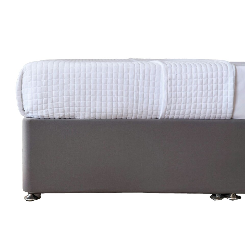 Belledorm Jersey Base Wrap - Charcoal - Superking