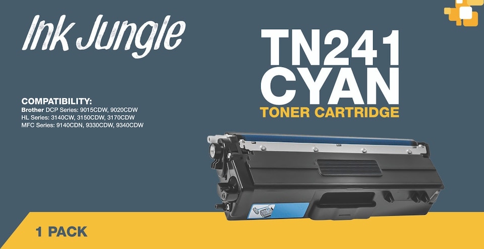 image 1 of Compatible Brother TN241 Cyan Toner Cartridge | Blue | 1
