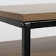 image 4 of OHS Wooden Home Office Shelving Modern Side Table Workstation Desk - Natural