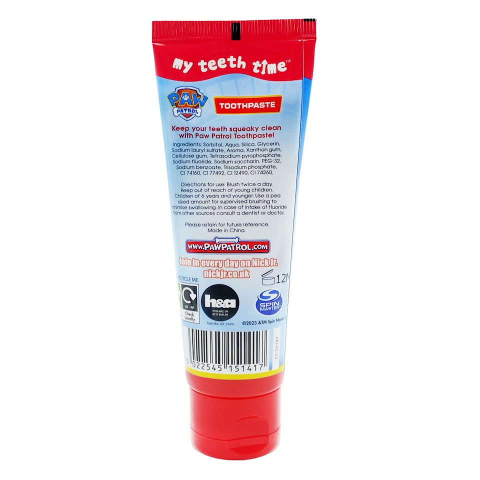 image 1 of Paw Patrol Toothpaste