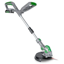 Gracious Gardens 18V Cordless Strimmer,10 Blades, 1 Battery & 1 Charger | Green | Green | 1