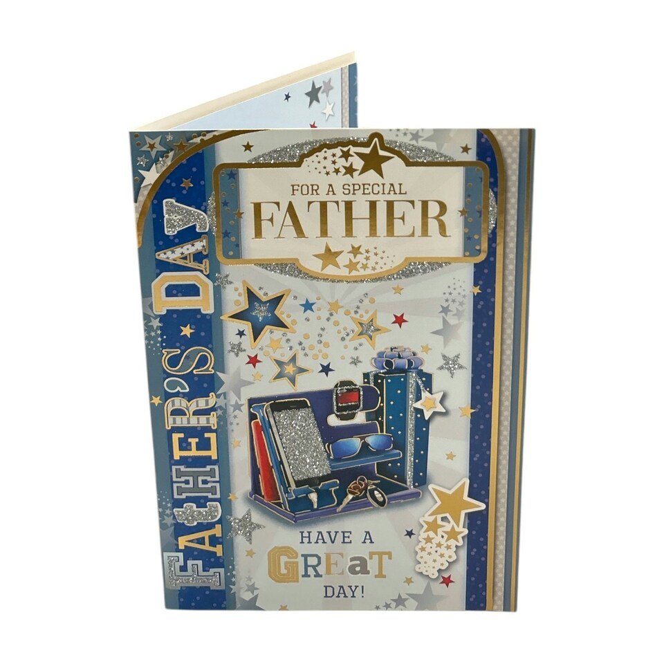 image 1 of For A Special Father Men's Accessories Design Father's Day Card