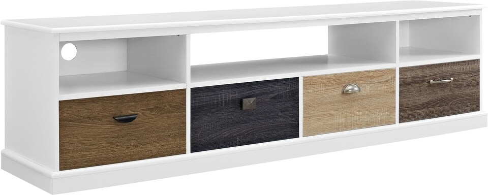 image 1 of Mercer tv console in multicolour with drawers 1773096PCOMUK | White | White | One Size | 164