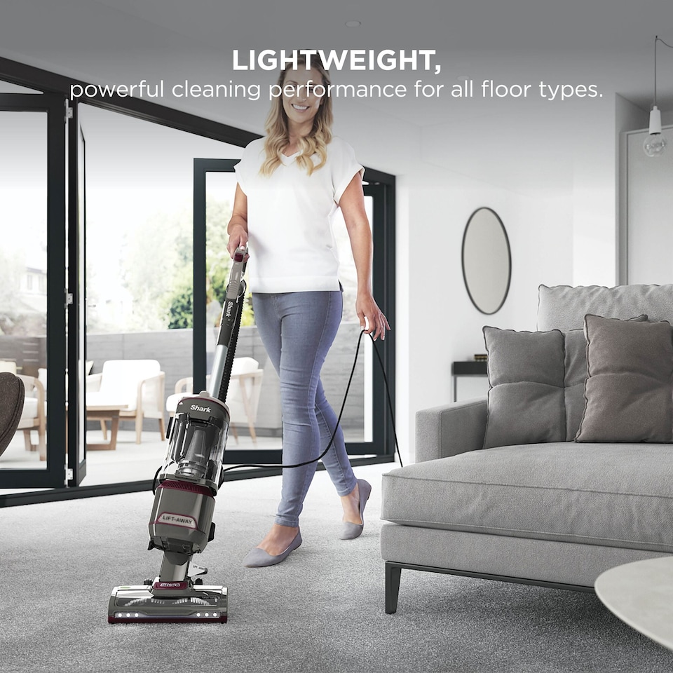 image 1 of Shark Classic Upright Pet Vacuum Cleaner Liftaway Black & Red NV603UKT