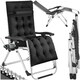 image 1 of Sun Lounger Cloud - folding, adjustable backrest and footrest - Per Piece Black