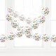 image 1 of 15 Pieces 12" Confetti Latex Balloon Garland Kit