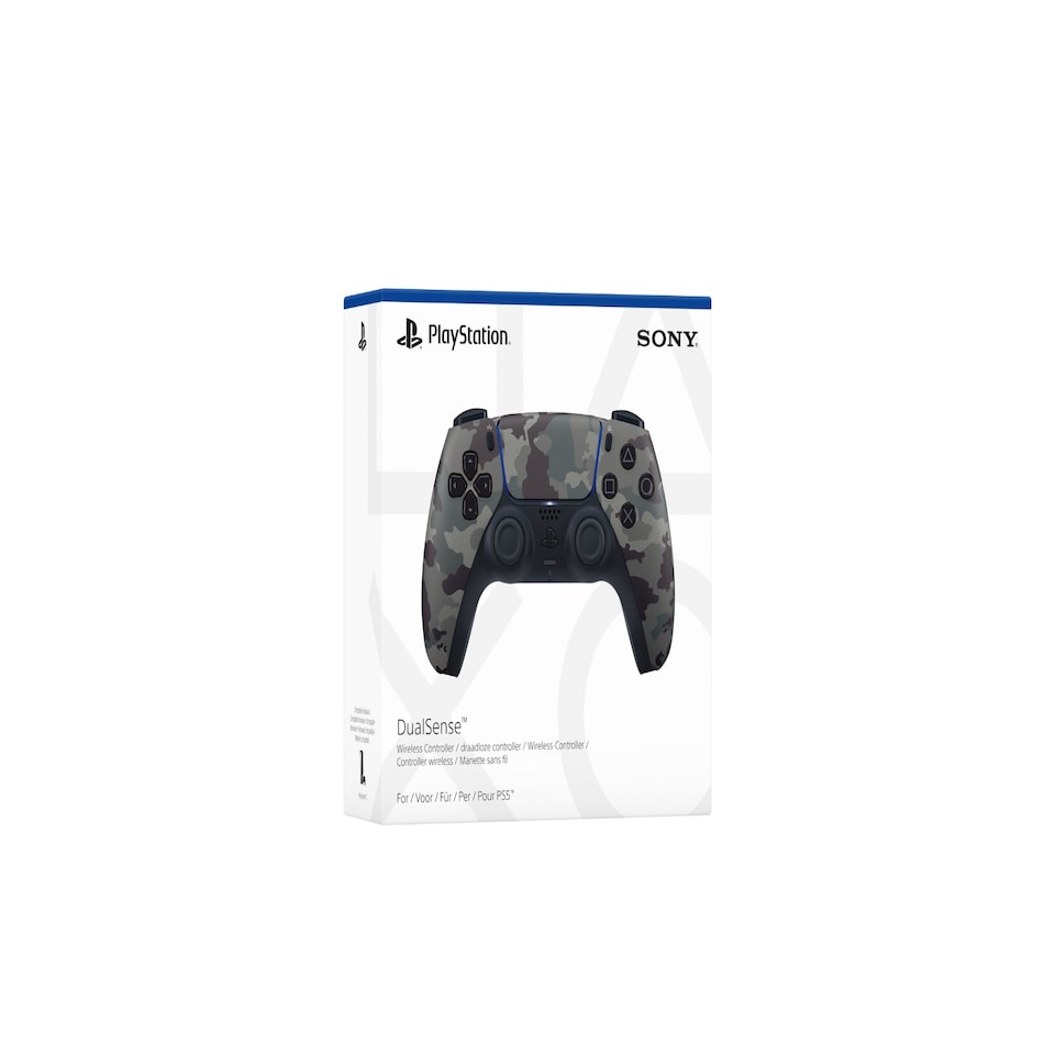 image 1 of Sony Grey Camouflage DualSense Wireless Controller - PlayStation 5 - P5AEPJSNY57635
