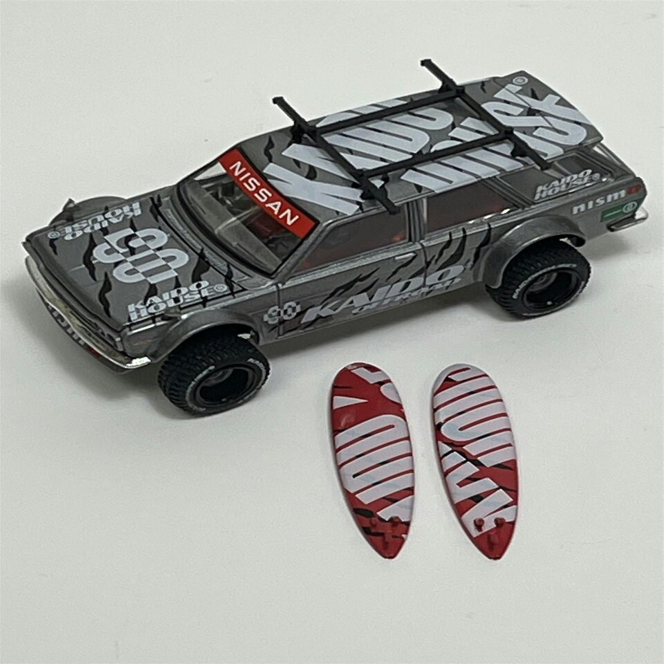 image 1 of Datsun 510 Wagon 4x4 Kaido Offroad V1 1:64 Mini GT KHMG121