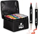 image 1 of Straame Alcohol Markers – Dual-Tip Colouring Pens, (Set of 168)