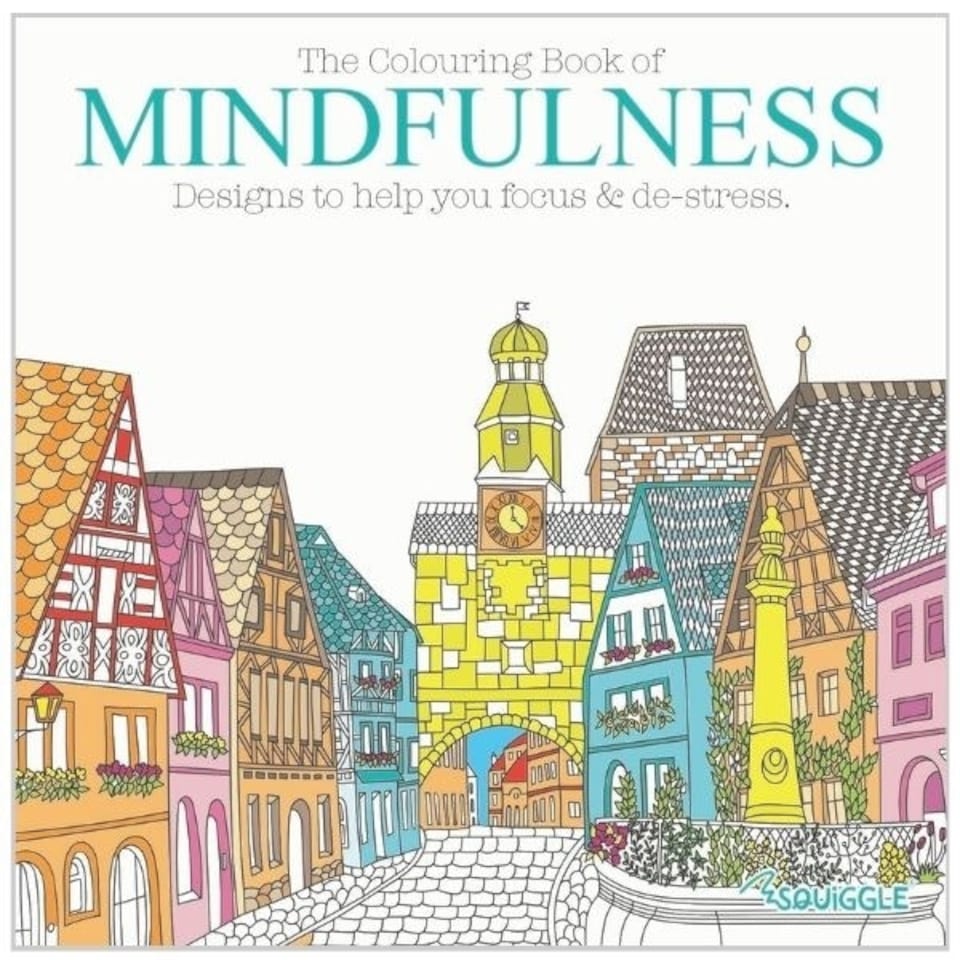 image 1 of Single 21x21cm Mindfulness Colouring Book