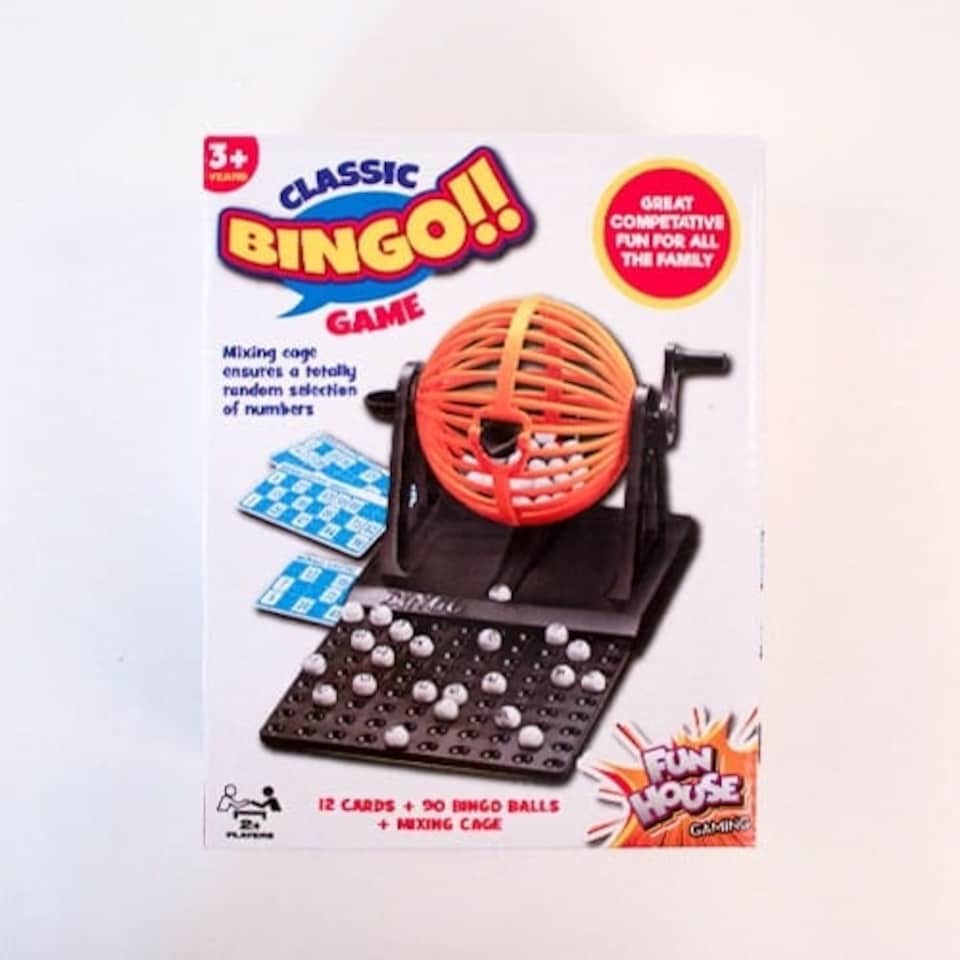 Classic Plastic Bingo Game 13cm