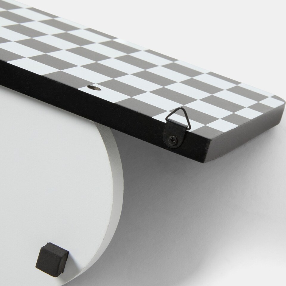 image 1 of OHS Kids Set of 3 Gaming Novelty Wall Shelves Floating Storage - Checkerboard