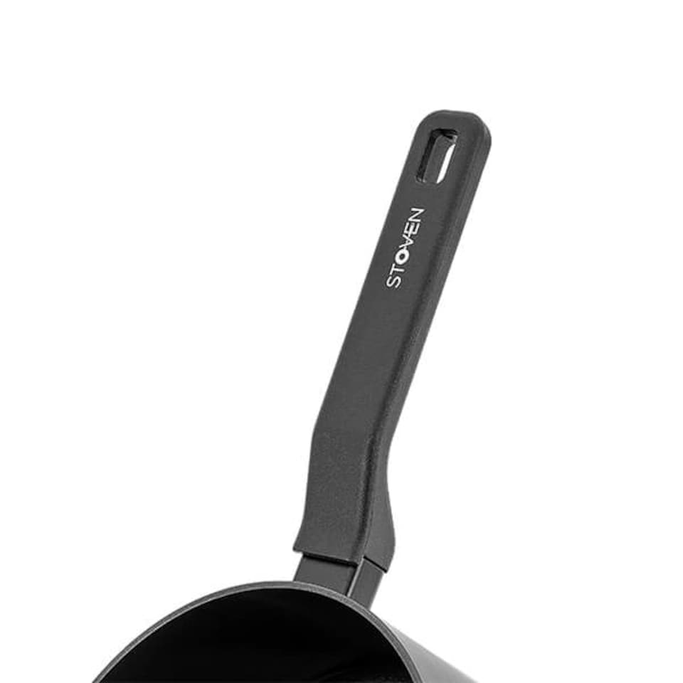 image 1 of Stoven Noir 20cm Non-Stick Saucepan with Lid