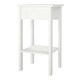 image 5 of Barcelona Bedside Table with 1 Drawer in White
