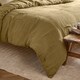 image 4 of Yard Lark Muslin Cotton Duvet Cover Set | Blue | Blue | King