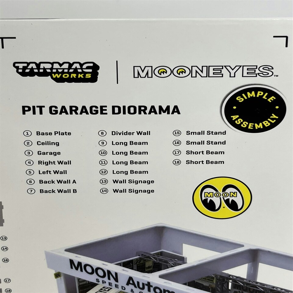 image 1 of Garage Diorama Mooneyes 1:64 Scale Tarmac Works T64D001ME