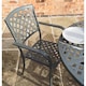 image 4 of 4 Seater Gunmetal Grey Powder-Coated Aluminium Garden Dining Set