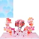 image 1 of Elegant Love Roses & Hearts 3D Pop Up Valentine's Day Card