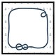 image 2 of Rope doodle (Picture Frame) Grey | S