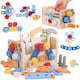 image 4 of Wooden Kids Tool Set – 37-Piece Montessori Construction Play Kit with Portable Suitcase  Educational Role Play Toy for Ages 3–12