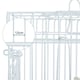 image 5 of Yaheetech 58 cm Tall Open Top Travel Bird Cage Black