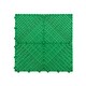 image 1 of Modular Interlocking Ribbed Garage Vented Floor Tiles - Green