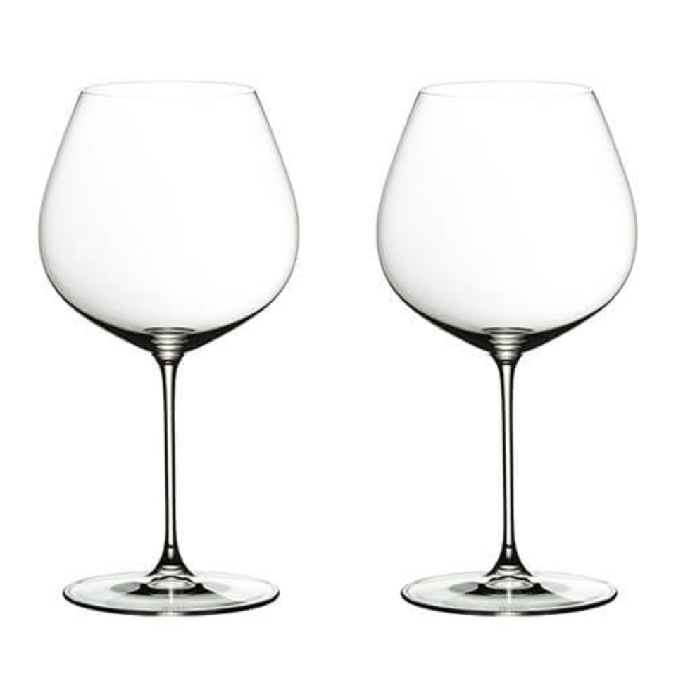 image 1 of Riedel Veritas Set of 2 Old World Pinot Noir Wine Glasses
