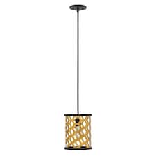 Felix 1 Light Ceiling Mini Pendant Gold, E27