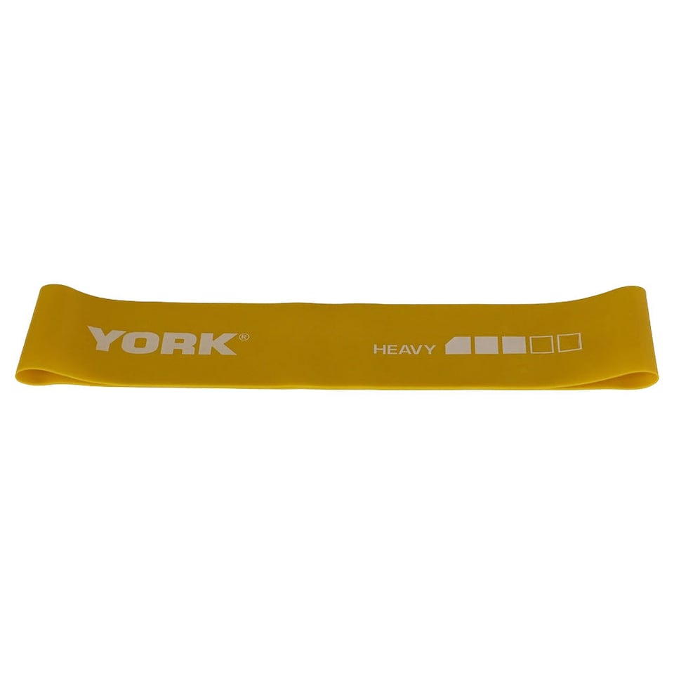 York Resistance Loop — Heavy (50 cm circumference, 4 cm width) — Yellow | Yellow | Yellow | 50 cm circumference, 4 cm width