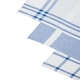 image 4 of Interiors by Premier Efficient Set Of Three Blue And White Tea Towels, Absorbent Durable Tea Towels, Soft Tea Towels For Kitchen Blue