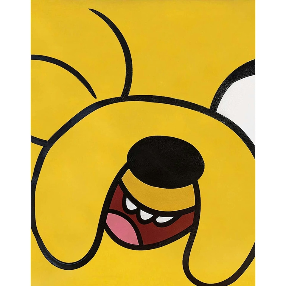 image 1 of Adventure Time Jake Messenger Bag - Yellow - One Size (UTNS6372) Yellow