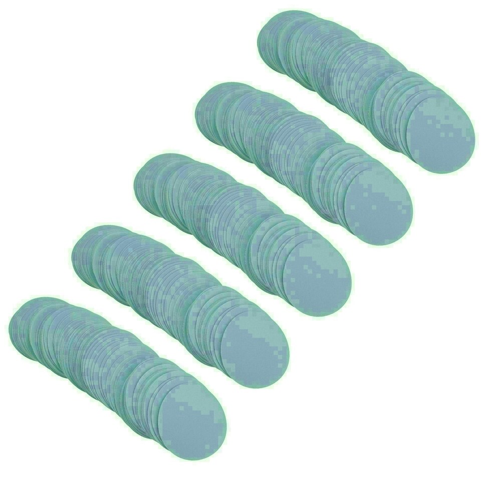 image 1 of 75mm Ceramic Abrasive Sanding Polishing Discs Hook And Loop 400 grit 500pc