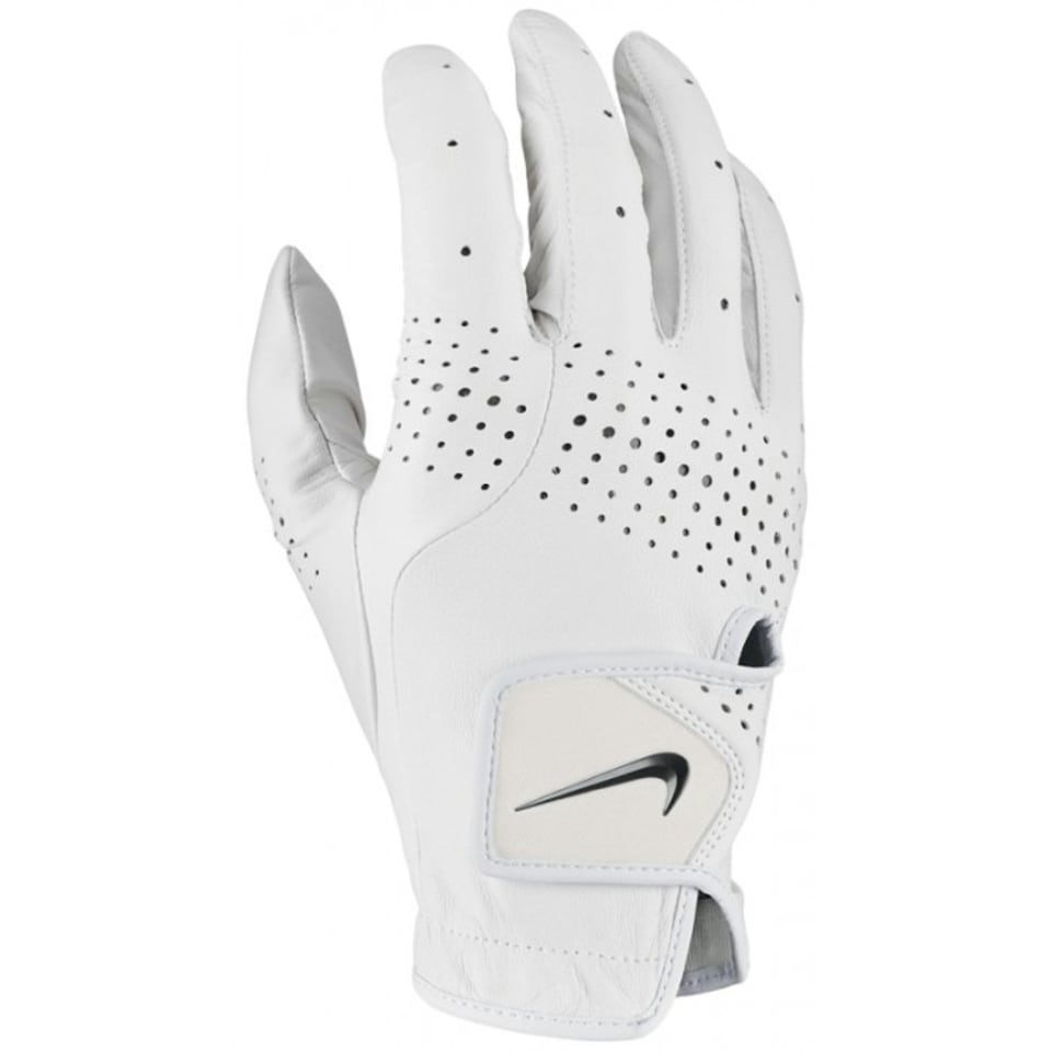 Nike Mens Tour Classic III Leather 2020 Right Hand Golf Glove - White - XL