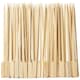 image 1 of 100 BBQ Skewers - 18cm Wooden Bamboo Paddle Skewers