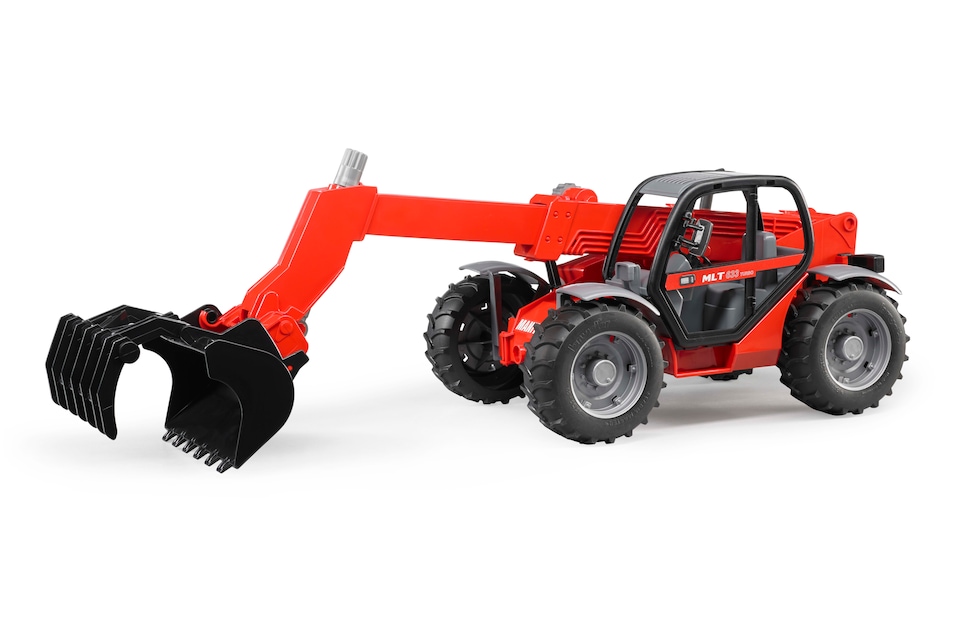image 1 of Bruder Manitou Telescopic loader MLT 633 Construction Loader Model