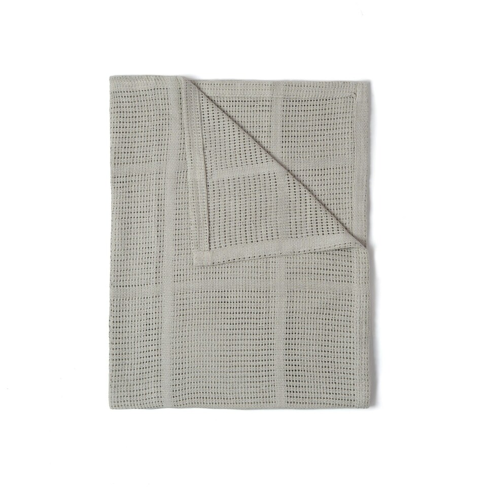 image 1 of Clair de Lune Cellular Blanket Pram Size - Grey